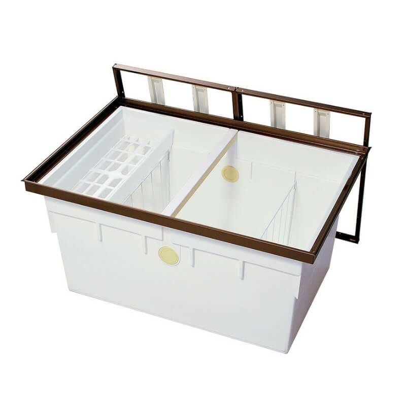 床下収納 標準タイプ 深型900 □-A900-MAJ7 寸法(mm) 606×909×463 抗菌仕様 LIXIL リクシル 床下 収納