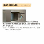 郵便ポスト エクステリアポストG3型　1段ブロック用 YKKap YKK ポスト 前入れ/後ろだしタイプ 簡易/防犯ダイヤル錠  郵便受け ブロック埋込専用 ダイヤル錠 6枚目