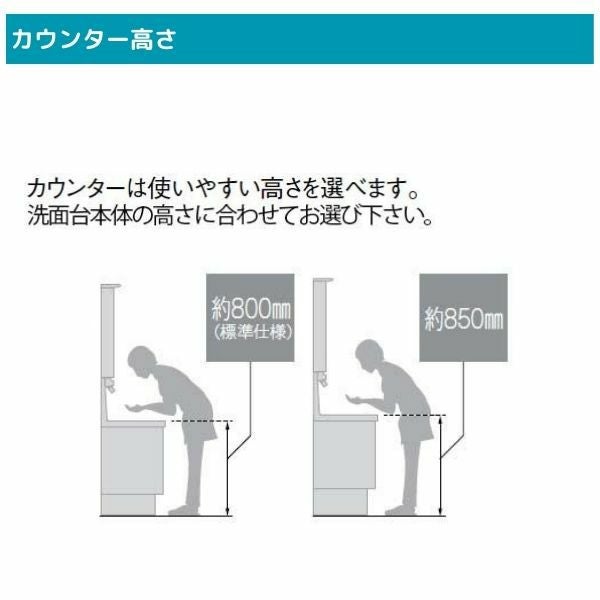 洗面台 LIXIL/INAX Crevi クレヴィ 奥行560タイプ トールキャビネット 間口W450mm ランドリータイプ  RAS-456DL-A 収納 洗面化粧台 リフォーム DIY 5枚目