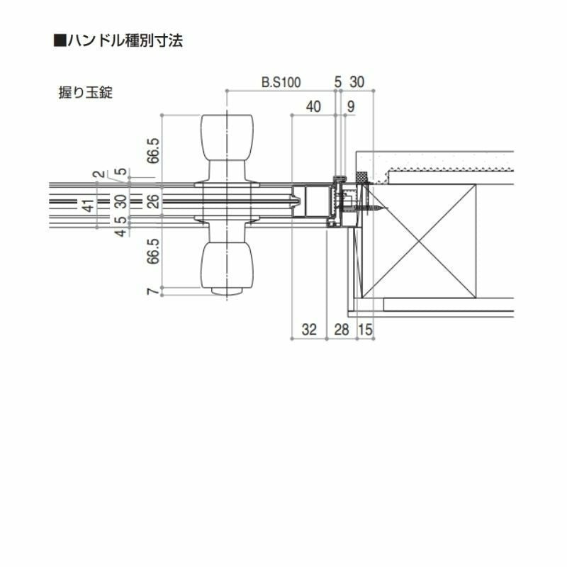 玄関ドア 勝手口 2HD 12318 W1235×H1840ｍｍ 框ドアタイプ 握り玉錠仕様 親子 ランマ無 内付型 YKK YKKap シンプル 倉庫 物置 店舗 ドア リフォーム 9枚目