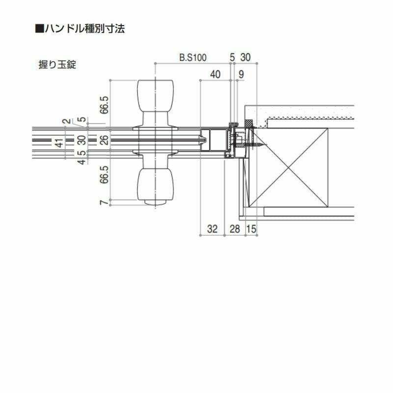 玄関ドア 勝手口 2HD 16920 W1690×H2007ｍｍ 框ドアタイプ 握り玉錠仕様 両開き ランマ無 内付型 YKK YKKap シンプル 倉庫 物置 店舗 ドア リフォーム 9枚目