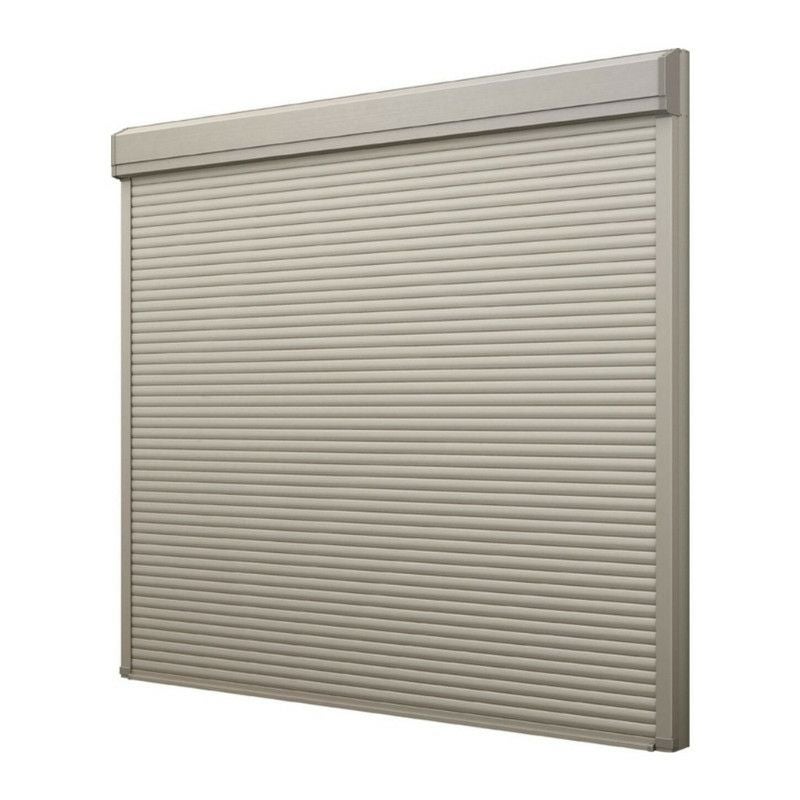 ガレージシャッター 手動 W855～2000×H2001～2400mm 外部付木造用躯体直付 アルミスラット 単窓仕様 オーダーサイズ 住宅用 LIXIL リクシル 車庫 リフォーム DIY