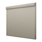 ガレージシャッター 手動 W855～2000×H2001～2400mm 外部付木造用躯体直付 アルミスラット 単窓仕様 オーダーサイズ 住宅用 LIXIL リクシル 車庫 リフォーム DIY