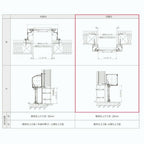 ガレージシャッター 手動 W3001～3300×H2001～2400mm 内部付木造用壁後付 アルミスラット 単窓仕様 オーダーサイズ 住宅用 LIXIL リクシル 車庫 リフォーム DIY 8枚目