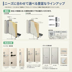 ドアリモ アパートドア R06型 特寸W666～785×H1745～2000mm 手動錠 断熱仕様D2/D4 ランマ無 YKK YKKap 集合住宅用ドア おしゃれ 防犯 リフォーム 6枚目