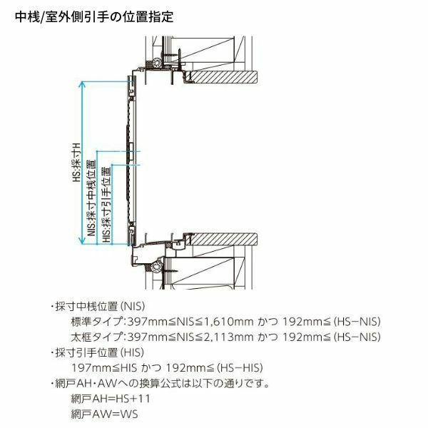 リフォーム網戸 1枚あたり採寸W791-1050×採寸H1969-2348mm 引違い網戸 標準タイプ 窓/テラスサイズ 3/4枚建用 2枚セット リクシル純正品 オーダーサイズ DIY 9枚目