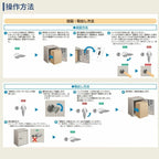 ポスティモ 宅配ボックス1型 受取可能寸法:W290*D230*H330mm シリンダー錠 郵便ポスト 宅配ポスト 置配 YKKap YKK シンプレオシリーズ 防犯 おしゃれ リフォーム 5枚目
