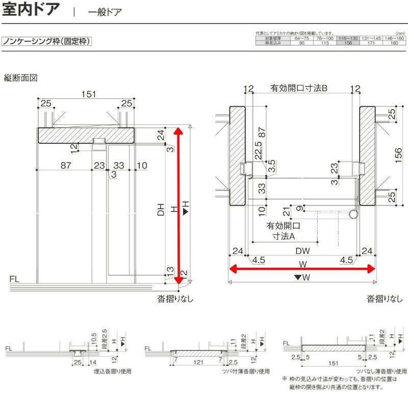 室内ドア 標準ドア ノンケーシング枠 RGX ラフィス アクリル系パネル 05520/0620/06520/07720/0820/0920 リクシル LIXIL Raffis 建具 交換 リフォーム DIY