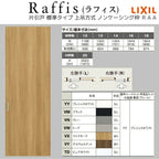 室内引戸 片引戸 標準タイプ 上吊方式 ノンケーシング枠 ラフィス RAA  1220/1320/1420/1620/1820 リクシル LIXIL Raffis 建具 リフォーム 4枚目