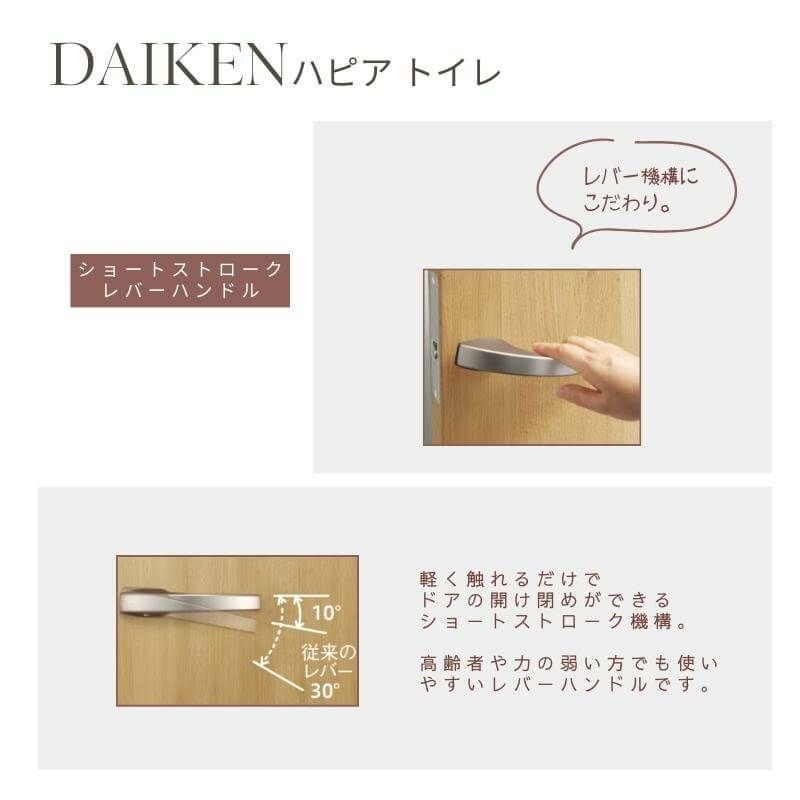 大建工業 ダイケン ハピア S7デザイン 室内ドア トイレドア 開き戸 セミオーダー 建具 daiken hapia リビングドア ドア 交換 おしゃれ リフォーム
