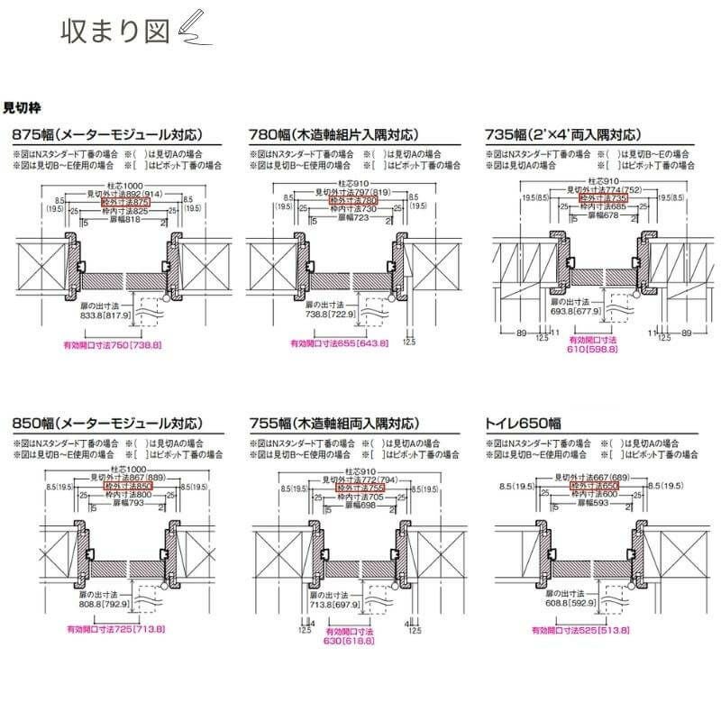 大建工業 ダイケン ハピア 61デザイン 室内ドア トイレドア 開き戸 セミオーダー 建具 daiken hapia リビングドア ドア 交…