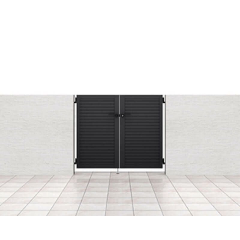 開き門扉AB YM2型 片開き 柱使用 呼称06-10 扉寸法W600×H1000mm リクシル LIXIL 開き門扉 おしゃれ シンプル リフォーム