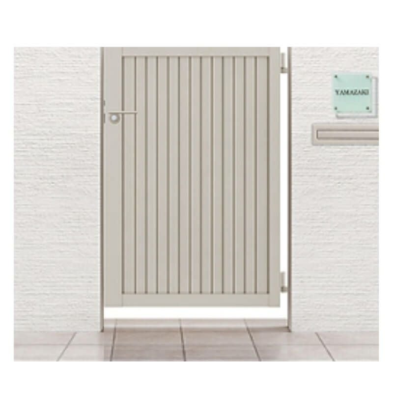 開き門扉AB TM1型 片開き 柱使用 呼称07-12 扉寸法W700×H1200mm リクシル LIXIL 開き門扉 おしゃれ シンプル リフォーム