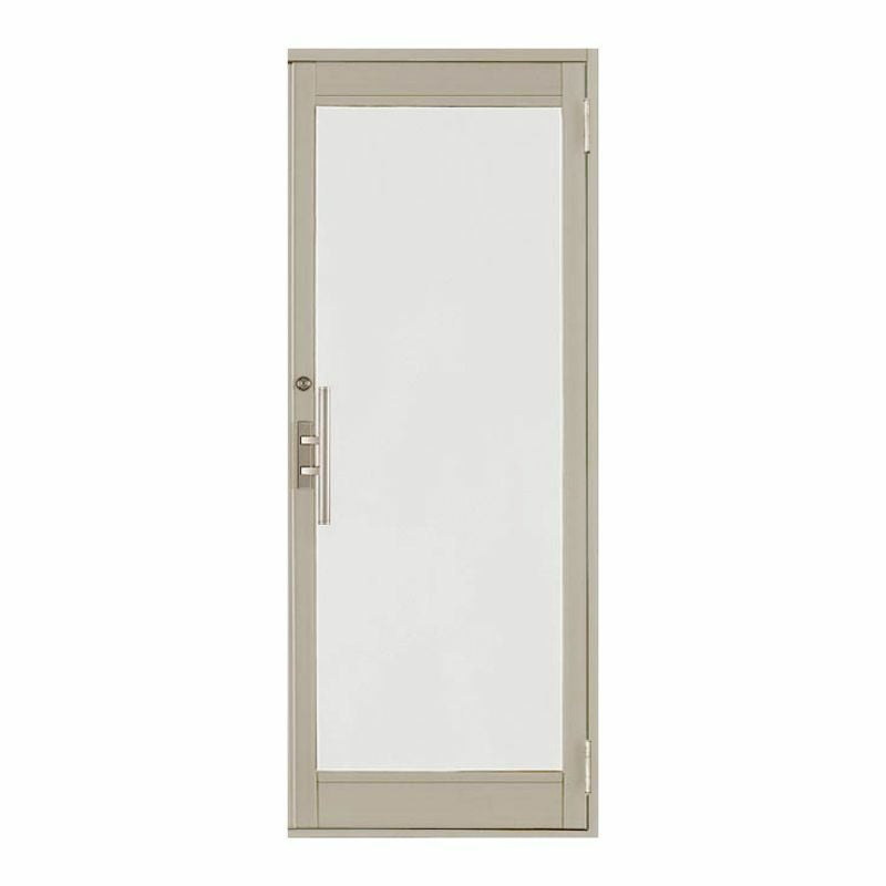 クリエラガラスドアPG 半外付型 特注 W566～951×H1097～1900mm オーダーサイズ 店舗ドア 片開きドア 1枚ガラス仕様 複層ガラス LIXIL リクシル リフォーム DIY