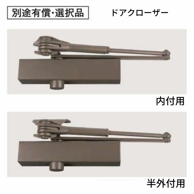クリエラガラスドアPG 半外付型 特注 W806～1855×H1901～2217mm オーダーサイズ 店舗ドア 親子ドア 1枚ガラス仕様 複層ガラス LIXIL リクシル リフォーム DIY