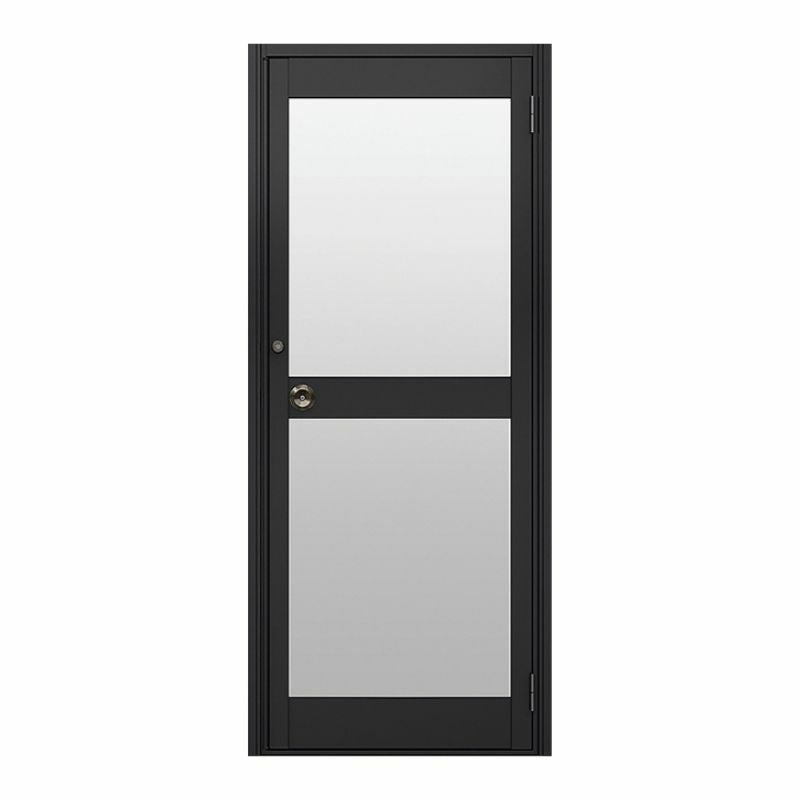 クリエラガラスドアPG 内付型 特注 W538～923×H1901～2204mm オーダーサイズ 店舗ドア 片開きドア 中桟付仕様 複層ガラス LIXIL リクシル リフォーム DIY