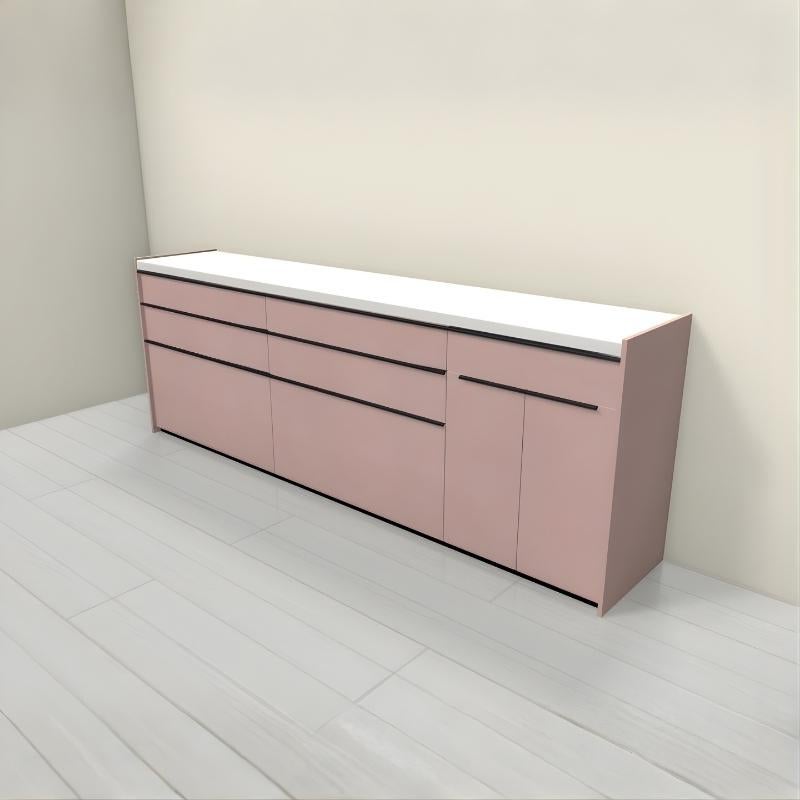 26年新モデル カップボード シエラ 間口240cm(90+90+60cm) フロアキャビネット 壁付け型 カウンター高さ85cm 奥行45cm W2400mm グループ2 LIXIL リクシル 食器棚 ロータイプ キッチン収納 キッチンボード セミオーダー 仕様変更 施主支給 リフォーム DIY
