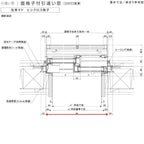面格子付引違い窓 レール間カバー枠 18611 サーモス2-H W1900×H1170 mm 複層ガラス 樹脂アルミ複合サッシ 面格子 引き…