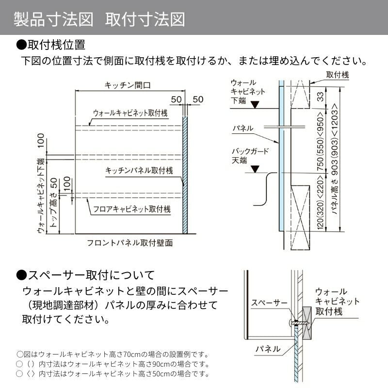 キッチンパネル サンウォーレ  サイドパネル グループ1/2 リクシル LIXIL W90.3×H180.3cm+W44.5×H90.3cm D3mm 側面化粧板 システムキッチン KWP色BS260W