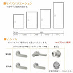 外部物置ドア k4仕様 11型 片開き フラット枠 レバーハンドル/握り玉 W640 ×H1400mm リクシル LIXIL 扉 シンプル リフォーム 収納 DIY