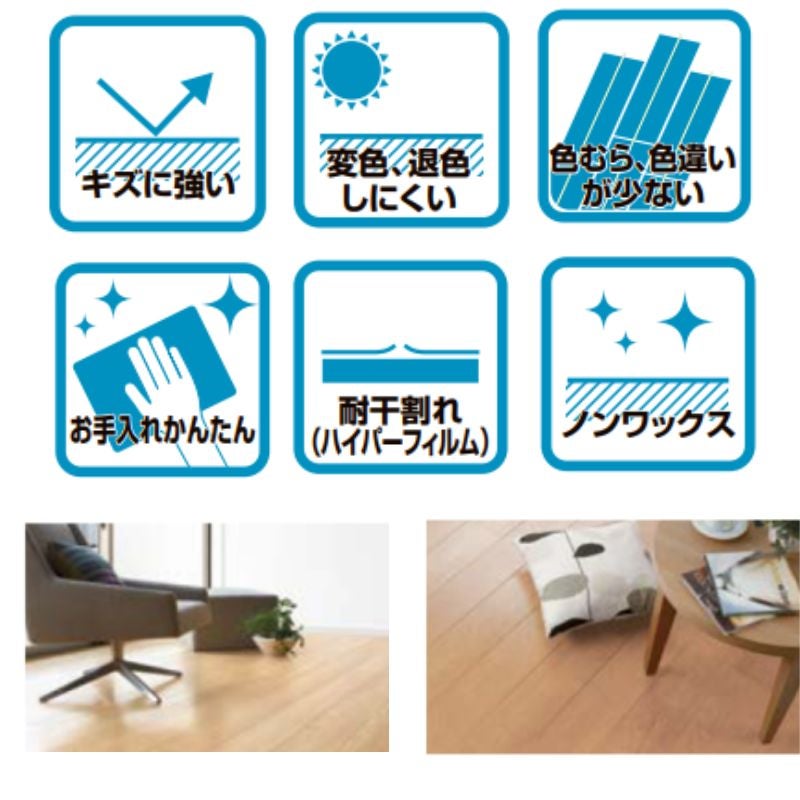 【ポイント10倍】フローリング材 床材 住実eco シラカバフロア LIXIL リクシル ラシッサ互換品 国産材 シラカバ合板 1ケース6枚入り アップサイクル 環境配慮型 リフォーム DIY