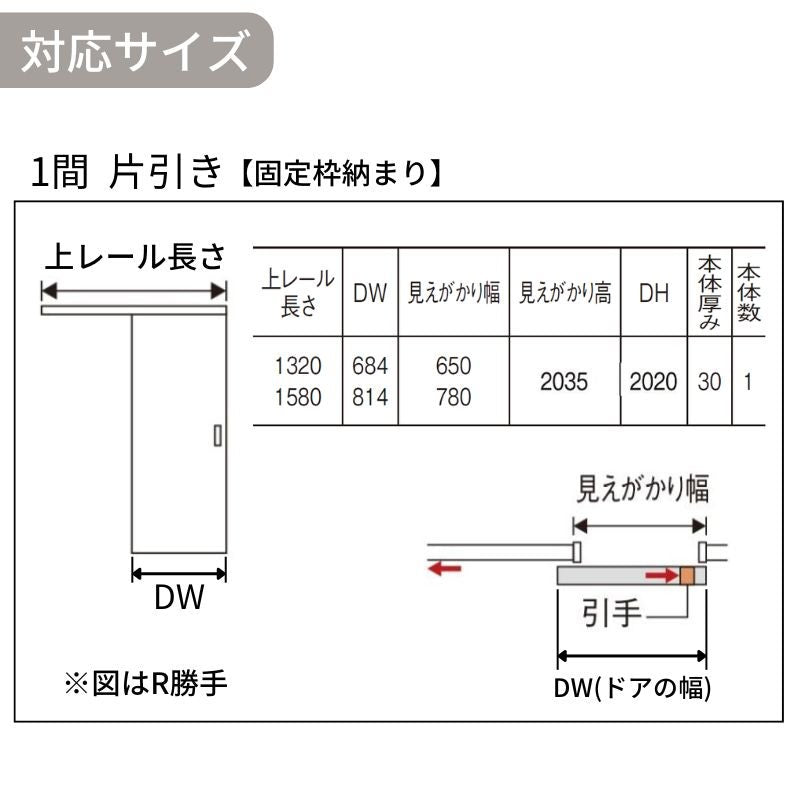 室内引戸 アウトセット納まり 上吊り片引き戸 ベリティス パネル PA型 幅780/650×高さ2035mm 壁付け スタンダード 室内ドア 建具 交換 おしゃれ パナソニック DIY