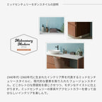 洗面化粧台 スマートサニタリー Plan MC-02 W900×D450×H1900mm ミッドセンチュリーモダン シャワー付混合栓 アイカ AICA 洗面台 おしゃれ リフォーム
