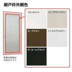 エピソード2NEO専用網戸 引違い網戸 サイズ呼称[18322] 2枚建サッシ用 クリアネット仕様 テラスタイプ 純正品 規格サイズ スライド網戸 YKK AP