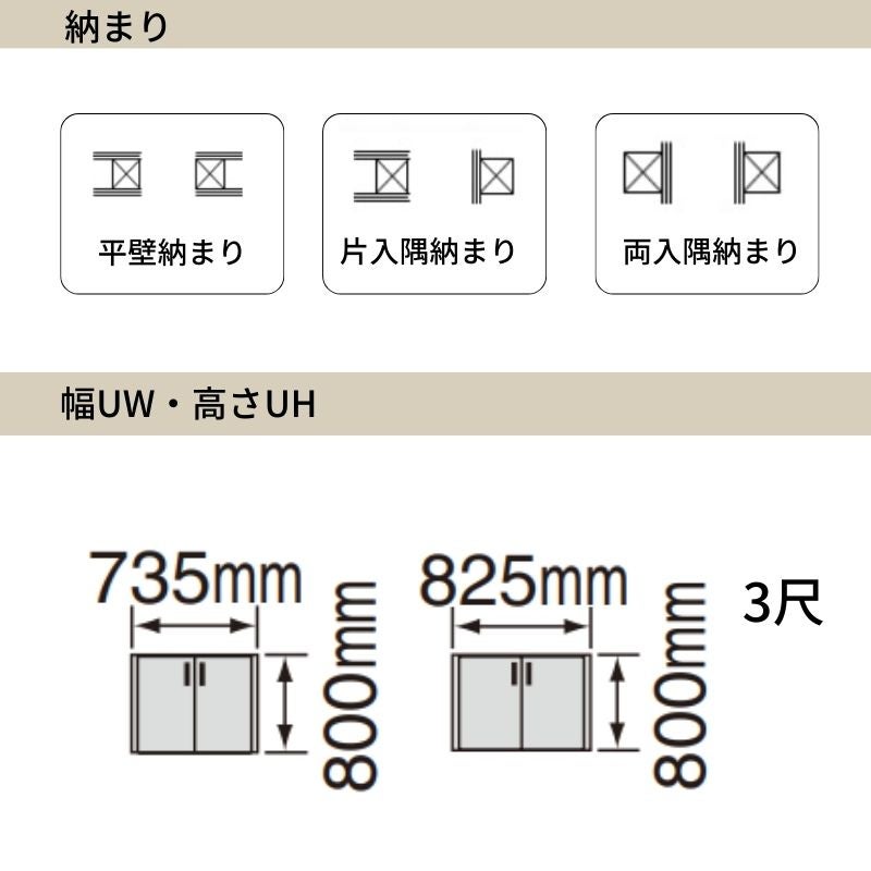 パナソニック ベリティス クローゼットドア 開き扉 PA型 (フラット ) UW735/825 UH800 3尺 両開き 固定枠 階段下収納 トイレ 建具 リフォーム DIY Panasonic