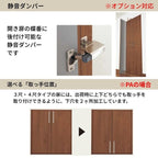 パナソニック ベリティス クローゼットドア 開き扉 PA型 (フラット ) UW735/825 UH1800 6尺 両開き 固定枠 収納 建具 パントリー リフォーム DIY Panasonic