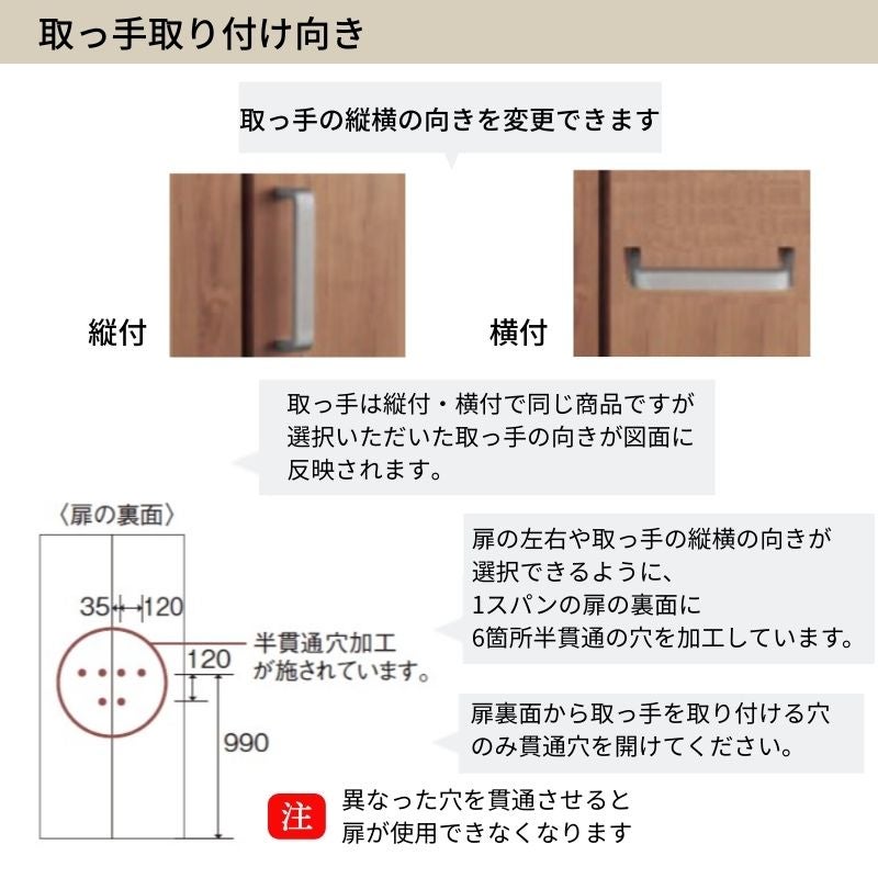 パナソニック ベリティス クローゼットドア 折れ戸 6枚 PA型 (フラット) UW2541 UH8尺(2350) レールあり 収納 建具 リフォーム DIY Panasonic