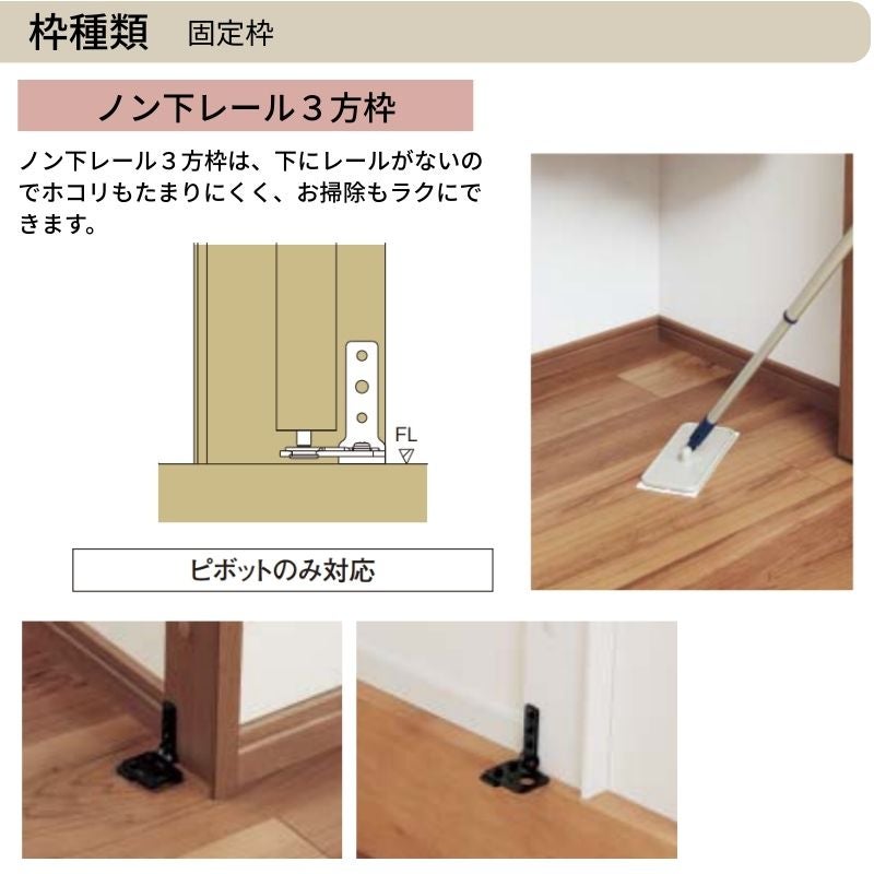 パナソニック ベリティス クローゼットドア 折れ戸 4枚 PA型 (フラット) UW1190/1645/1708 UH8尺(2350) ノンレール 収納 建具 リフォーム DIY Panasonic
