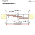 パナソニック ベリティス クローゼットドア 3枚連動引き戸 UW2541×UH2350(8尺) PA型 (フラットタイプ) 押入 引戸 収納 建具 おしゃれ リフォーム DIY Panasonic