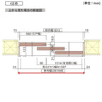 パナソニック ベリティス クローゼットドア 3枚連動引き戸 UW1645×UH2035(7尺) PA型 (フラットタイプ) 押入 引戸 収納 建具 おしゃれ リフォーム DIY Panasonic