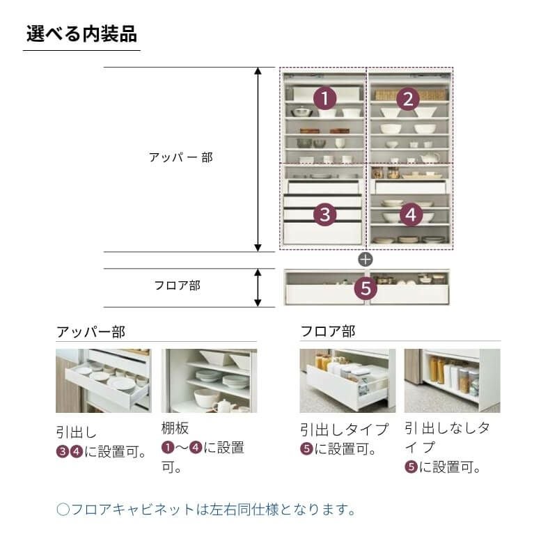 システムキッチン リシェル LIXIL 2wayクローゼット 間口135cm 奥行45/65cm 高さ215/235cm リクシル 2ウェイ キッチン収納 食器棚 背面収納 グループ1