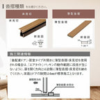 イエリア 音配慮 ドア 居室タイプ 片開き 20デザイン 室内ドア セミオーダー 建具 ハピア 大建工業 ダイケン daiken ieria 防音ドア 交換 おしゃれ リフォーム