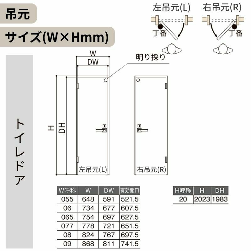 LIXIL トイレドア ラシッサS ノンケーシング枠 LYH 片開き 旗丁番仕様 鍵 採光窓付 05520/0620/06520/07720/0820/0920 建具 トイレ 交換 リフォーム DIY