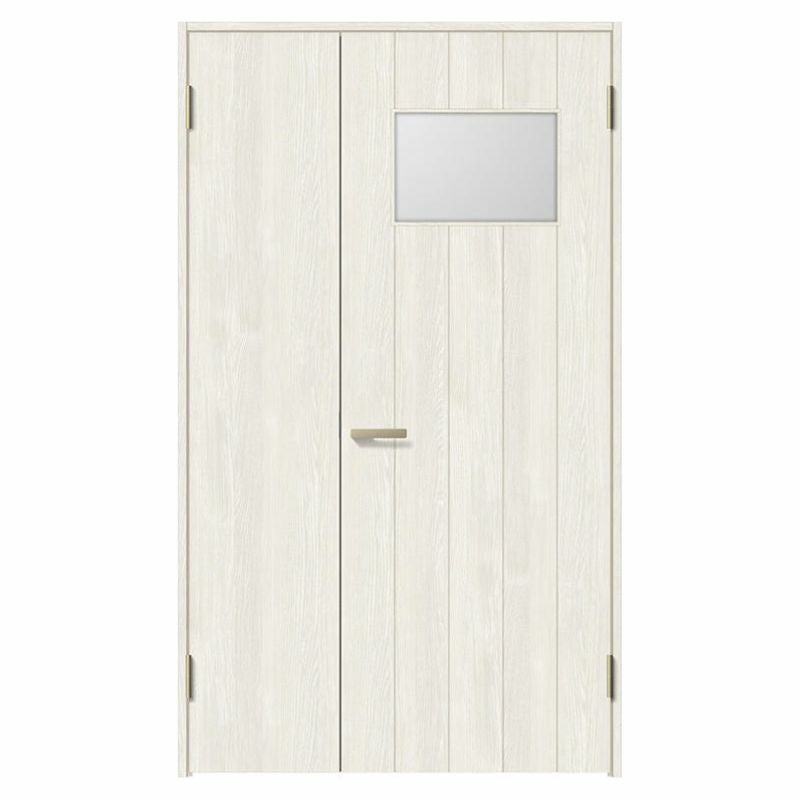 LIXIL 室内ドア 親子ドア ラシッサS ノンケーシング枠 LHB 錠付き/錠なし 1220 W1188×H2023mm  ガラス入り リクシル 建具 リビングドア 交換 リフォーム DIY