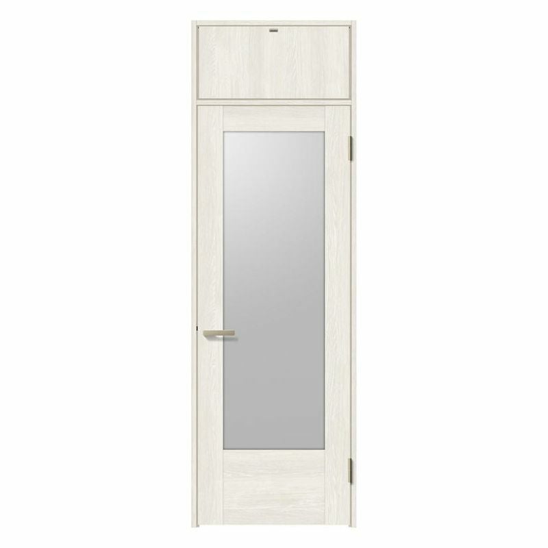 LIXIL ランマ付 室内ドア ラシッサS ノンケーシング枠 LHE 片開き 錠付き/錠なし 07724 W778×H2400mm ガラス入り リクシル 建具 リビングドア リフォーム DIY