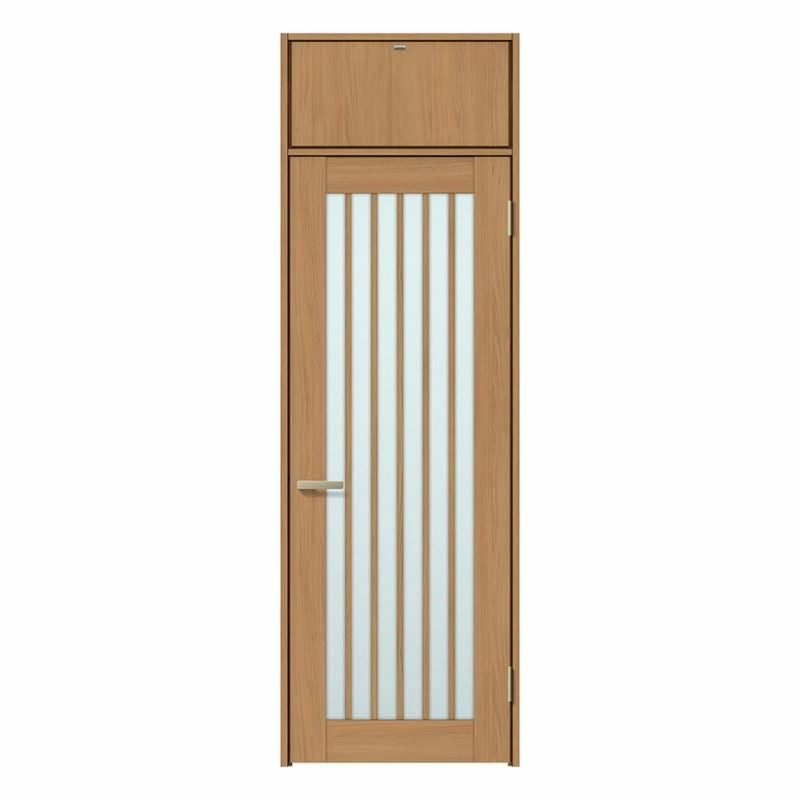 LIXIL ランマ付 室内ドア ラシッサS ケーシング付枠 LGZ 片開き 錠付き/錠なし 07724 W778×H2400mm ガラス入り リクシル 建具 リビングドア リフォーム DIY
