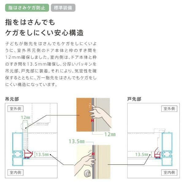 【工事パック】 リフォーム用アパートドア リシェント ランマなし A32型 断熱仕様 k2仕様 W714～825×H1739～2117mm リクシル/LIXIL アパートドア 工事保証付