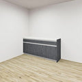 カップボード ラクエラ 間口180cm(90+90cm) フロアカウンター キッチンボード カウンター高さ85cm 奥行45cm W1800mm クリナップ コンフォート 食器棚 シンプル