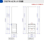 カップボード ラクエラ 間口60cm フロアカウンター キッチンボード カウンター高さ85cm 奥行45cm W600mm クリナップ シンシア 食器棚 一人暮らし シンプル