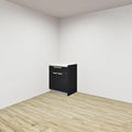 カップボード ラクエラ 間口75cm フロアカウンター キッチンボード カウンター高さ85cm 奥行45cm W750mm クリナップ シンシア 食器棚 一人暮らし シンプル