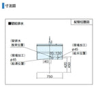 洗面台 パナソニック シーライン セットプラン GC-755M 扉柄タイプB 幅750 奥行530mm フロート引出しタイプ 抗菌加工 Panasonic D530 おしゃれ リフォーム DIY