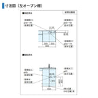 洗面台 パナソニック シーライン セットプラン GC-095C/095D 扉柄タイプC 幅900 奥行530mm オープン棚タイプ 抗菌加工 Panasonic D530 おしゃれ リフォーム DIY