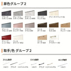 26年新モデル カップボード ノクト 食器棚 間口195cm(75+75+45)cm 壁付型 フロアキャビネット カウンター高さ85cm 奥行45cm W1950mm LIXIL リクシル グループ2