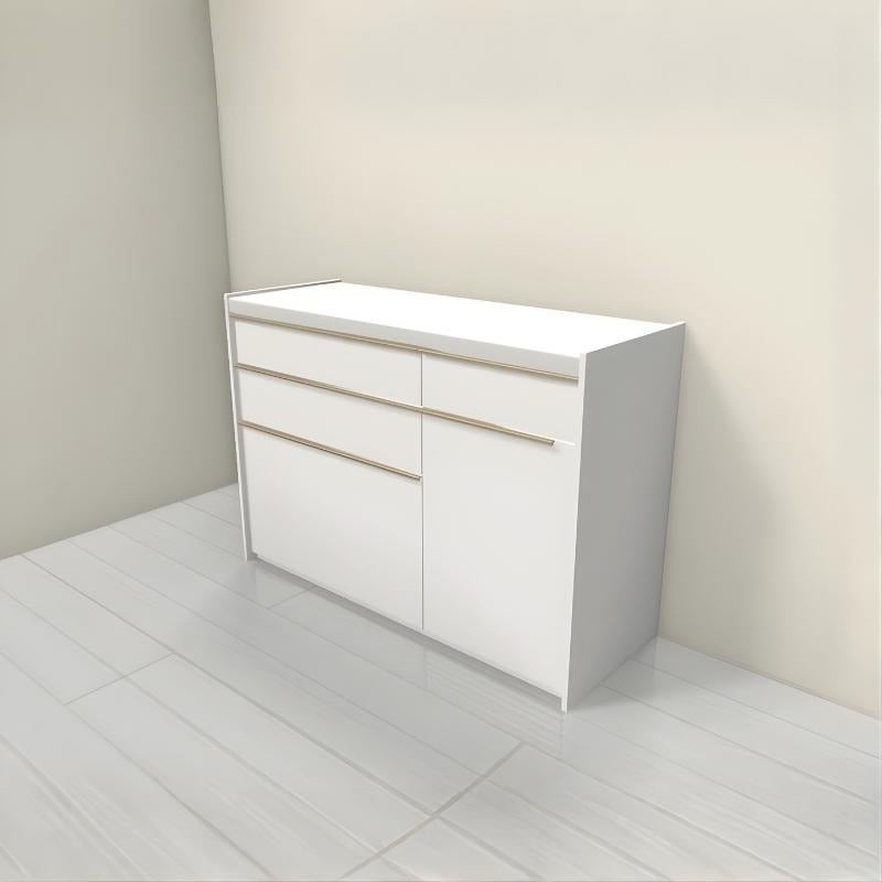 26年新モデル カップボード シエラ 間口120cm(75+45cm) フロアキャビネット 壁付け型 カウンター高さ85cm 奥行45cm W1200mm グループ3 LIXIL リクシル 食器棚 ロータイプ キッチン収納 キッチンボード セミオーダー 仕様変更 施主支給 リフォーム DIY