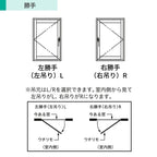 内窓 二重窓 YKK ウチリモ 内開き窓 単板ガラス 和紙調 3mm/5mm W200～400 H901～1200mm YKKap 断熱 防音 結露対策 マンション 薄型 サッシ