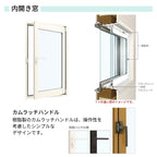 二重窓 内窓 YKK ウチリモ 浴室仕様 内開き窓 ユニットバス納まり タイル納まり 複層ガラス 透明3+A12+3mm/型4+A11+3mm W401～700 H360～900mm YKKap 断熱